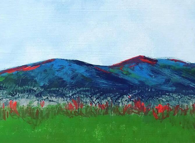 Paisaje, obra de Teresa Berruguete
