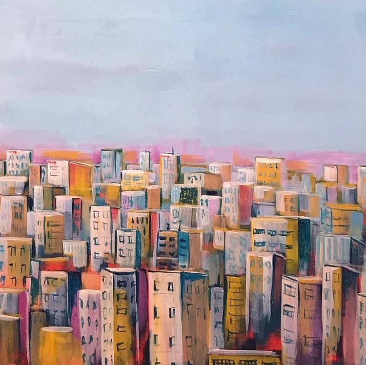 Ciudad cósmica, obra de Teresa Berruguete