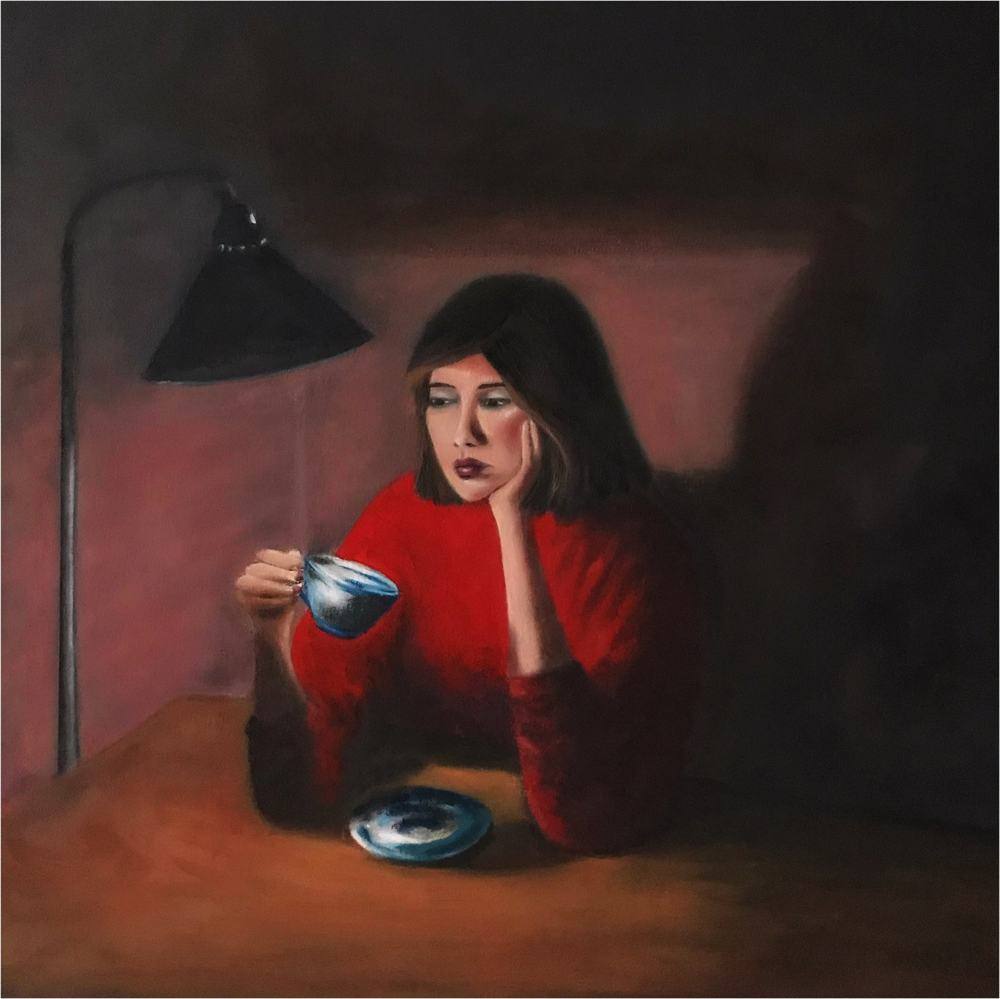 Pensive, obra de Teresa Berruguete