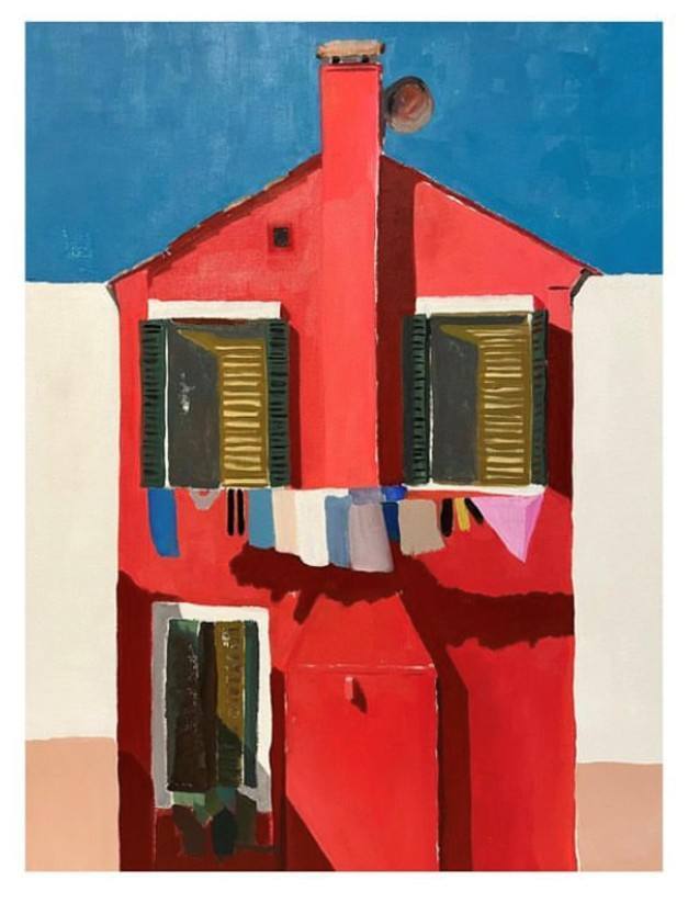 La casa roja, obra de Teresa Berruguete