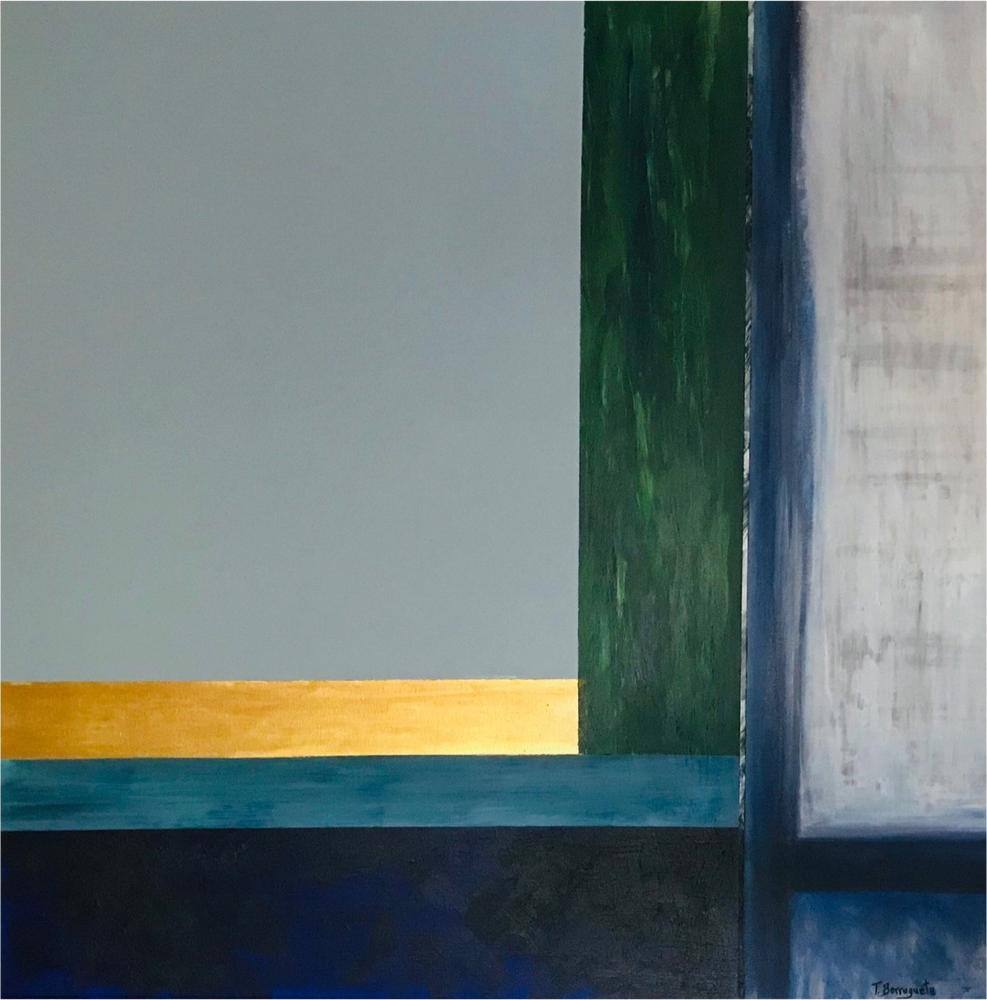 Azul y oro, obra de Teresa Berruguete