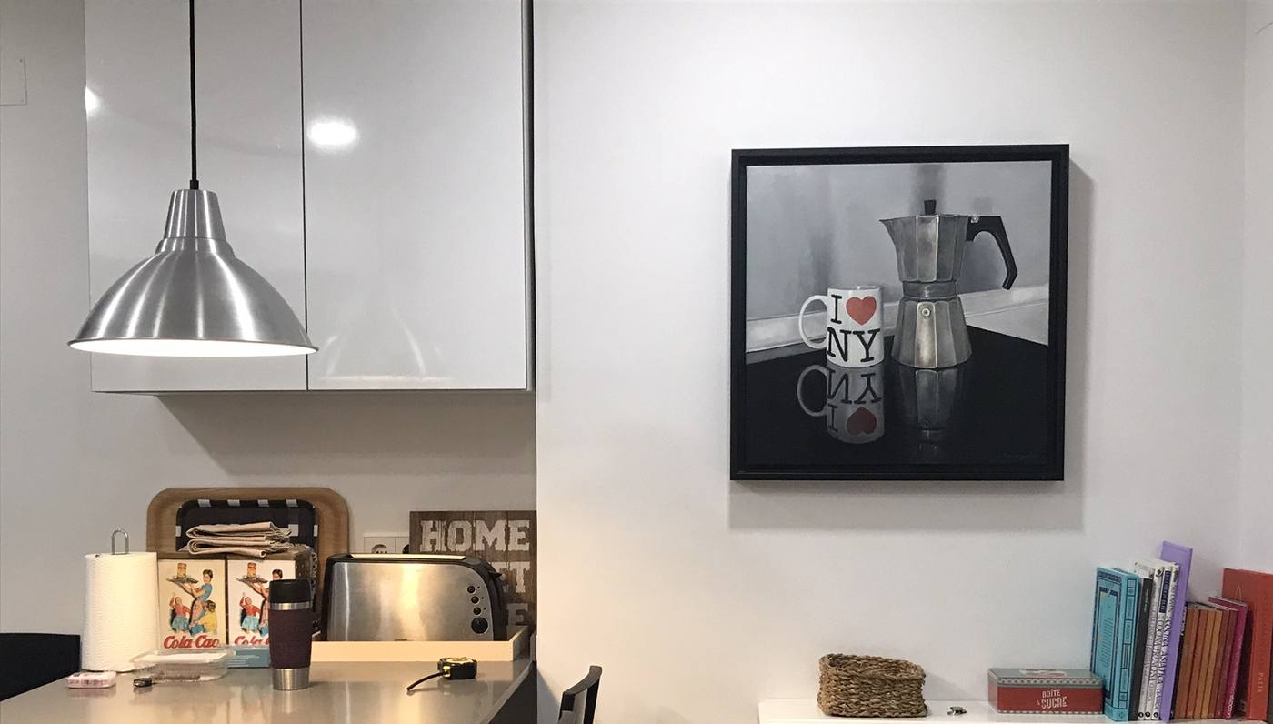 Obra de Teresa Berruguete instalada en un espacio