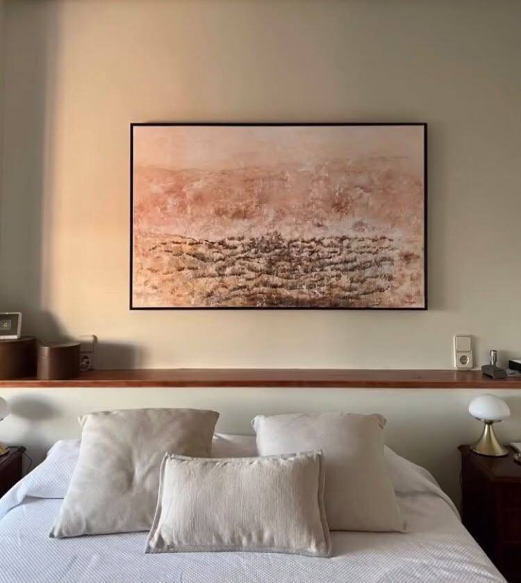 Obra de Teresa Berruguete instalada en un espacio