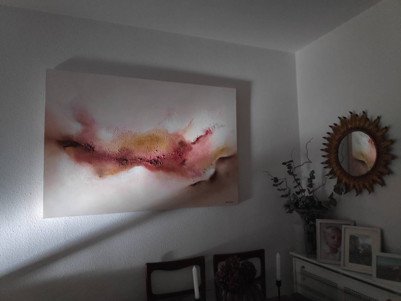 Obra de Teresa Berruguete instalada en un espacio